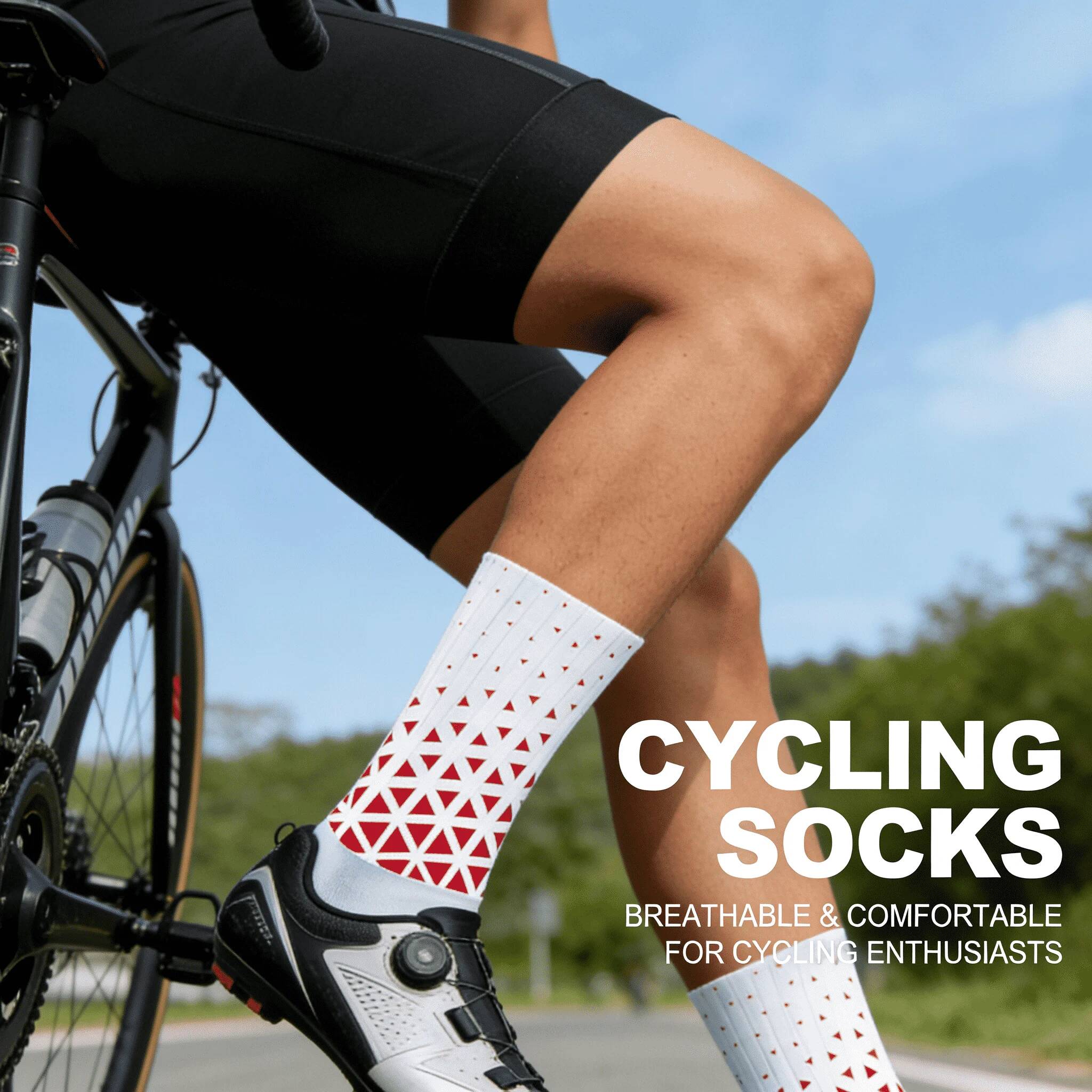 Cycling Gear Man - 2026 프로페셔널 미끄럼 방지 사이클링 양말
