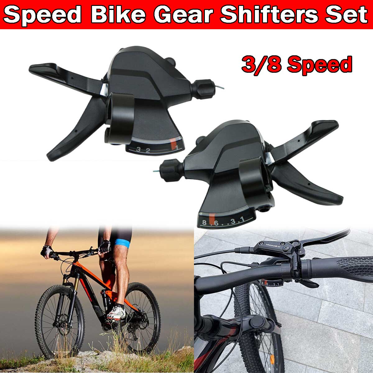 Cycling Gear Kit - MTB 자전거 기어 브레이크 레버 세트