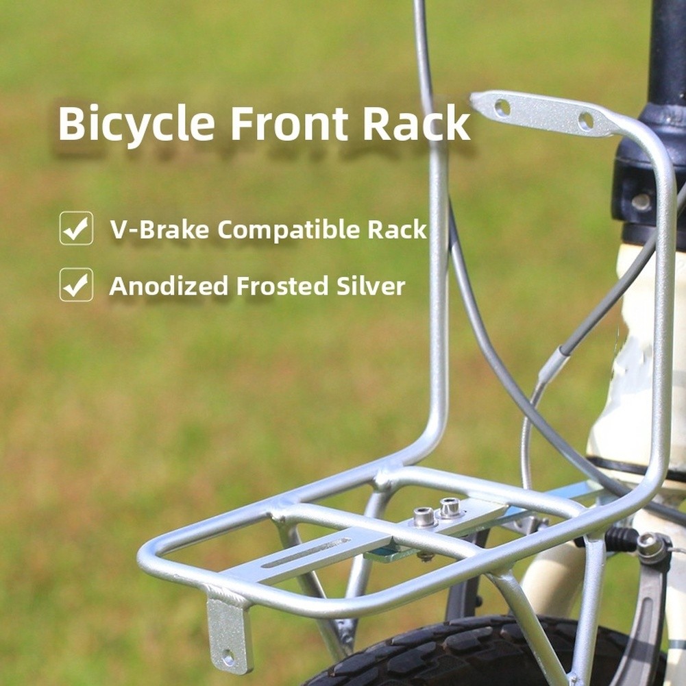 Bike Cargo Rack - 알루미늄 합금 앞바구니 랙 20인치 접이식