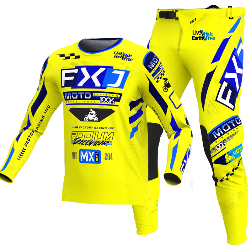 Cycling Gear Pants - 새로운 FXJ 노란색 엔듀로 모토 크로스