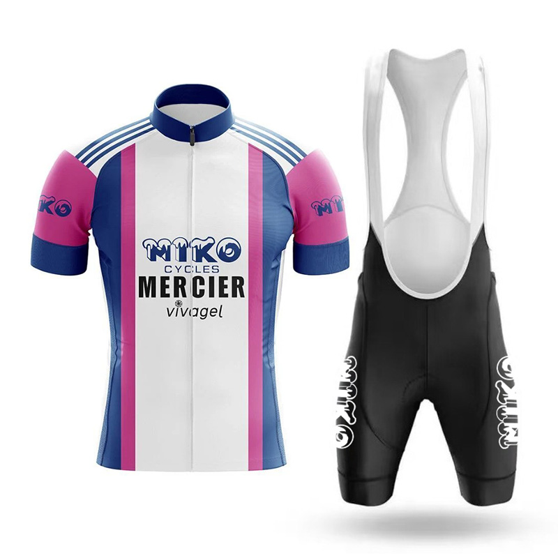 Cycling Gear Leaderboard - 메르시에 미코 비바젤 레트로 사이클링 저지