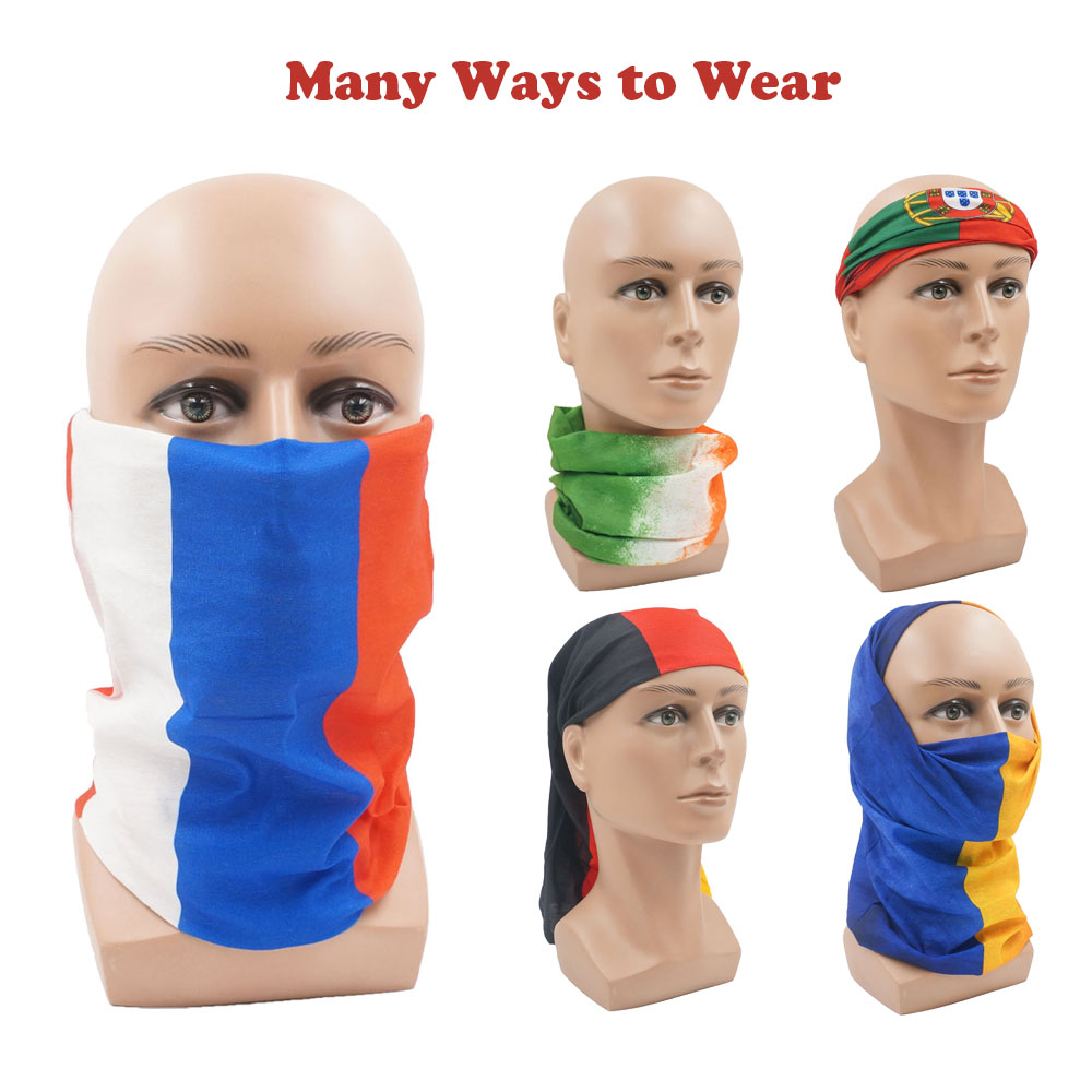 Cycling Gear Man - 유럽 국가 얼굴 및 목 각반,