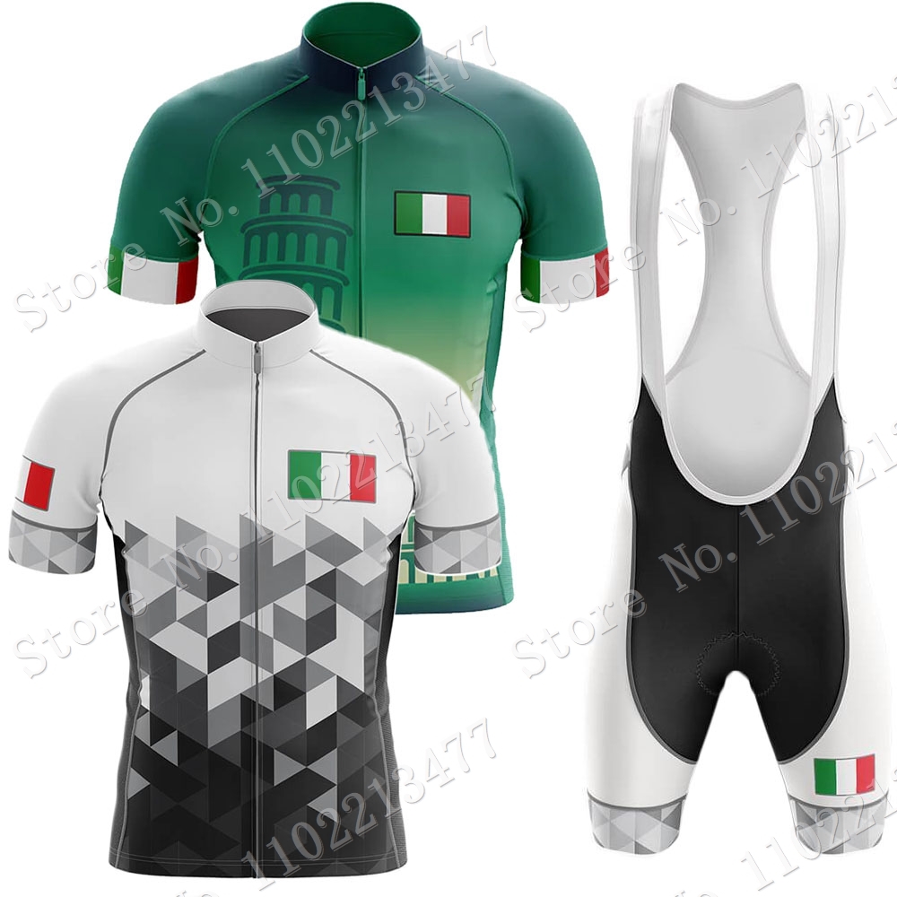 Cycling Gear Italy - 이탈리아 국가대표팀 2024 사이클링 저지 세트,
