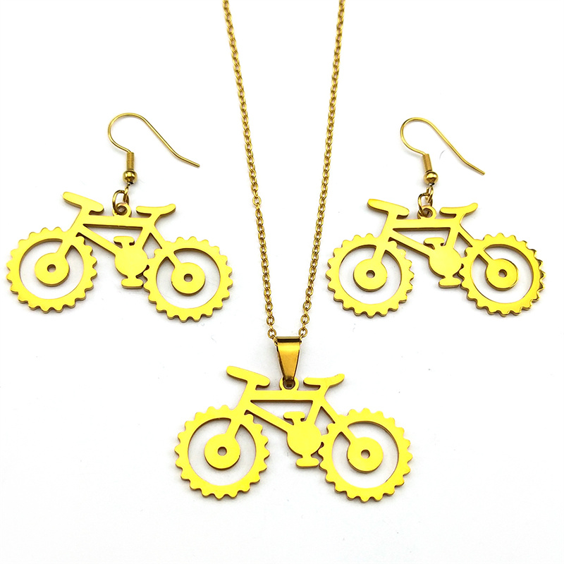 트렌디 기어 자전거 펜던트 쥬얼리 세트 여성 남성 스테 - Cycling Gear Gifts 리뷰 및 가격