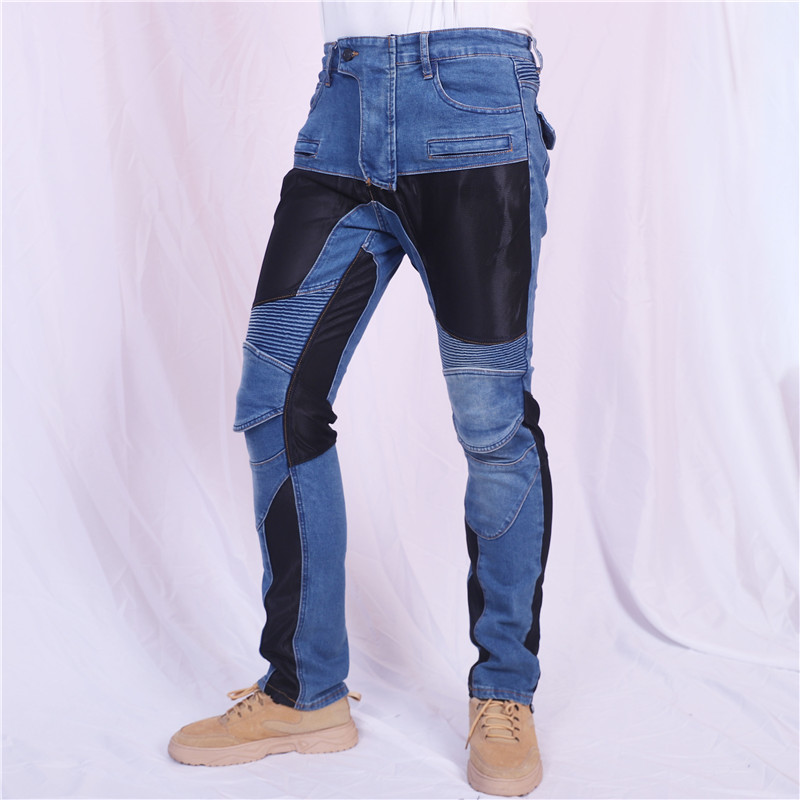 남성용 여름 통기성 오토바이 라이딩 청바지 야외 모토크 - Cycling Gear Pants 리뷰 및 가격