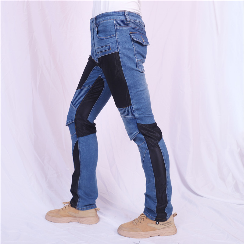 남성용 여름 통기성 오토바이 라이딩 청바지 야외 모토크 - Cycling Gear Pants 리뷰 및 가격