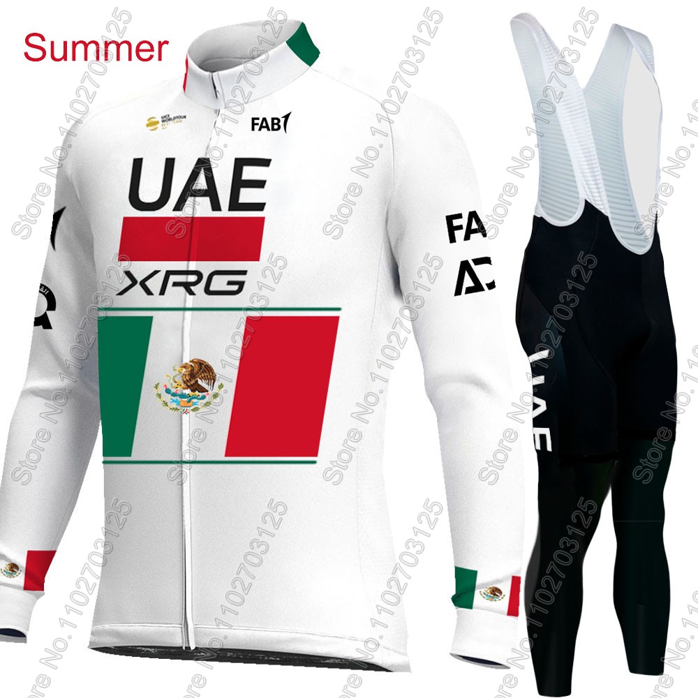 UAE 팀 사이클링 2026 멕시코 저지 세트 남성용  - Cycling Gear Leaderboard 리뷰 및 가격