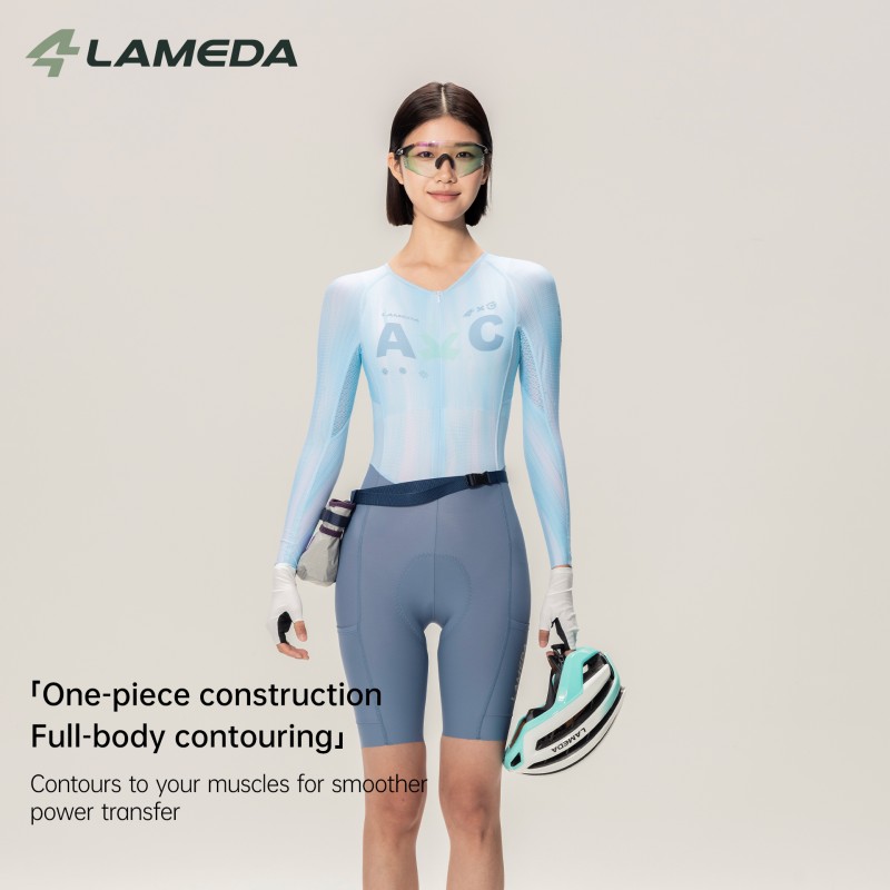 LAMEDA 여성용 사이클링 점프수트 긴팔 반바지 일체 - Cycling Gear Women Sale 리뷰 및 가격
