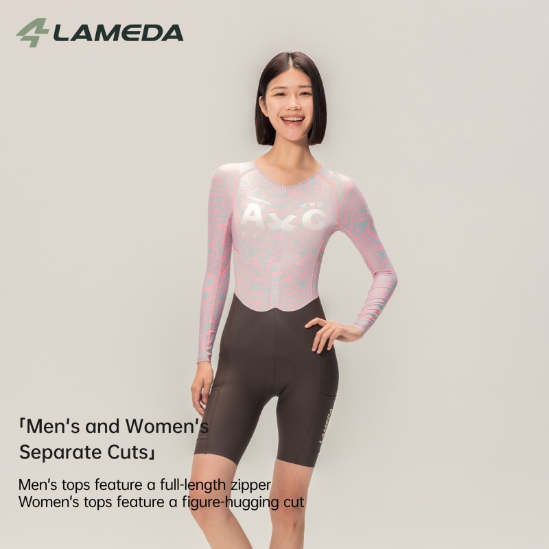 LAMEDA 여성용 사이클링 점프수트 긴팔 반바지 일체 - Cycling Gear Women Sale 리뷰 및 가격