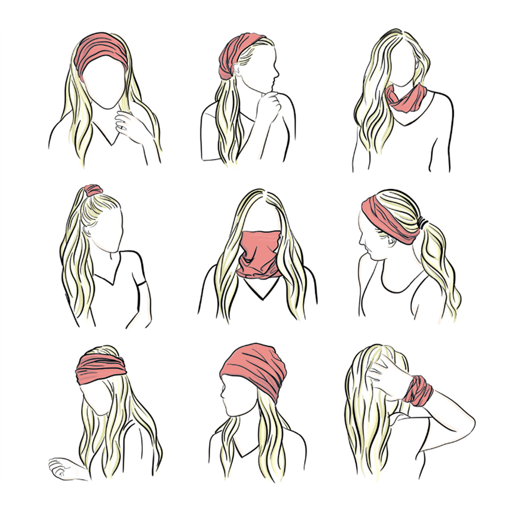 보라색 Balaclava 여성 러닝 캠핑 헤드 밴드 B - Cycling Gear Women 리뷰 및 가격