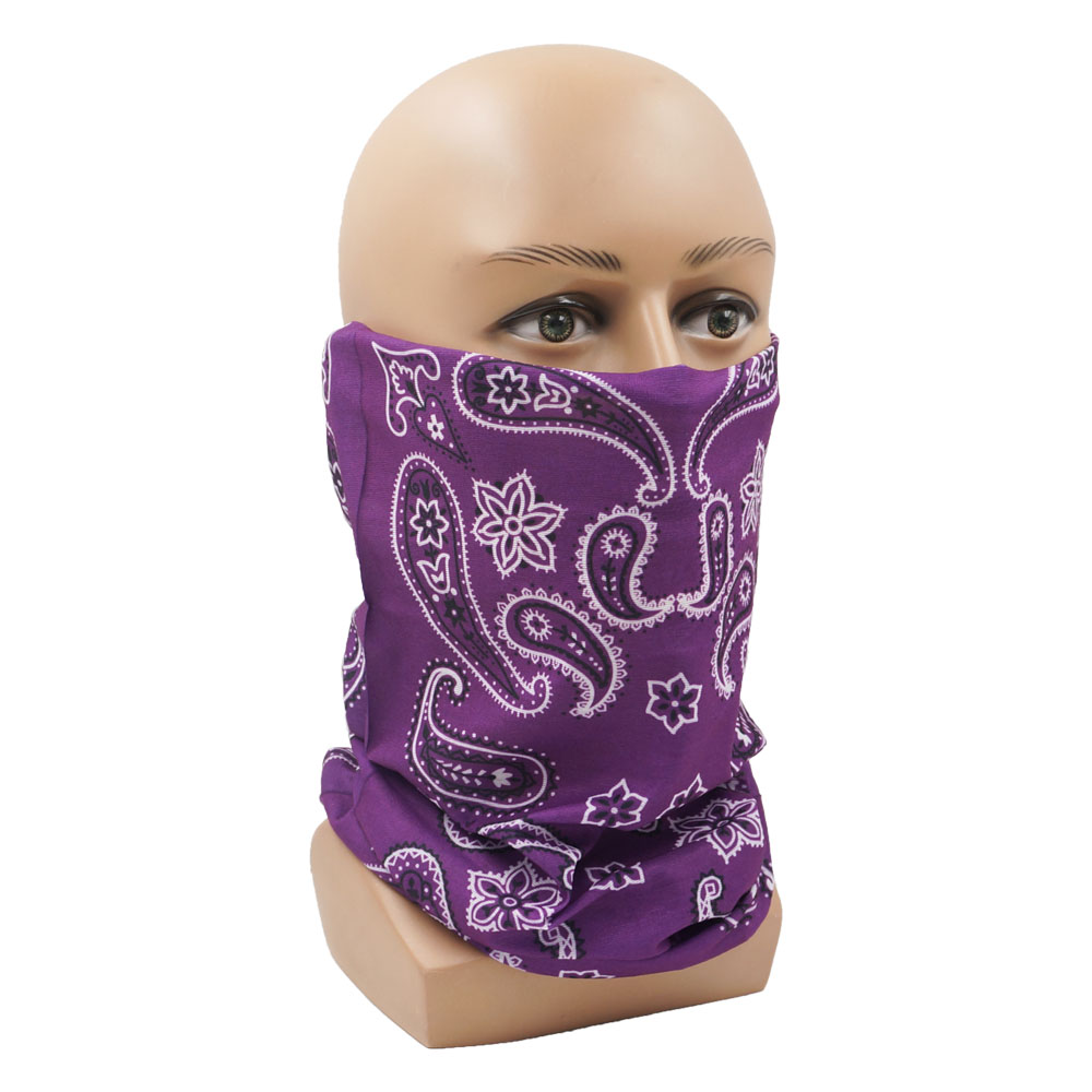 보라색 Balaclava 여성 러닝 캠핑 헤드 밴드 B - Cycling Gear Women 리뷰 및 가격