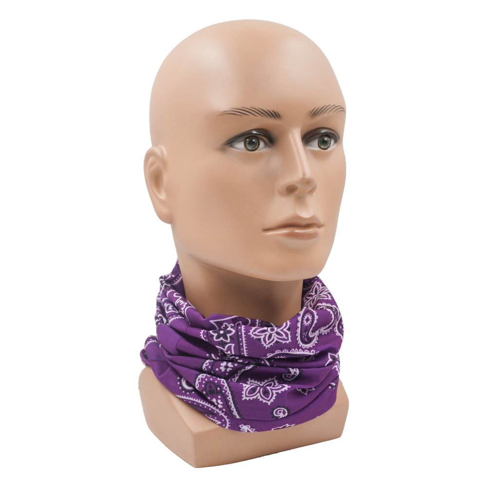 보라색 Balaclava 여성 러닝 캠핑 헤드 밴드 B - Cycling Gear Women 리뷰 및 가격