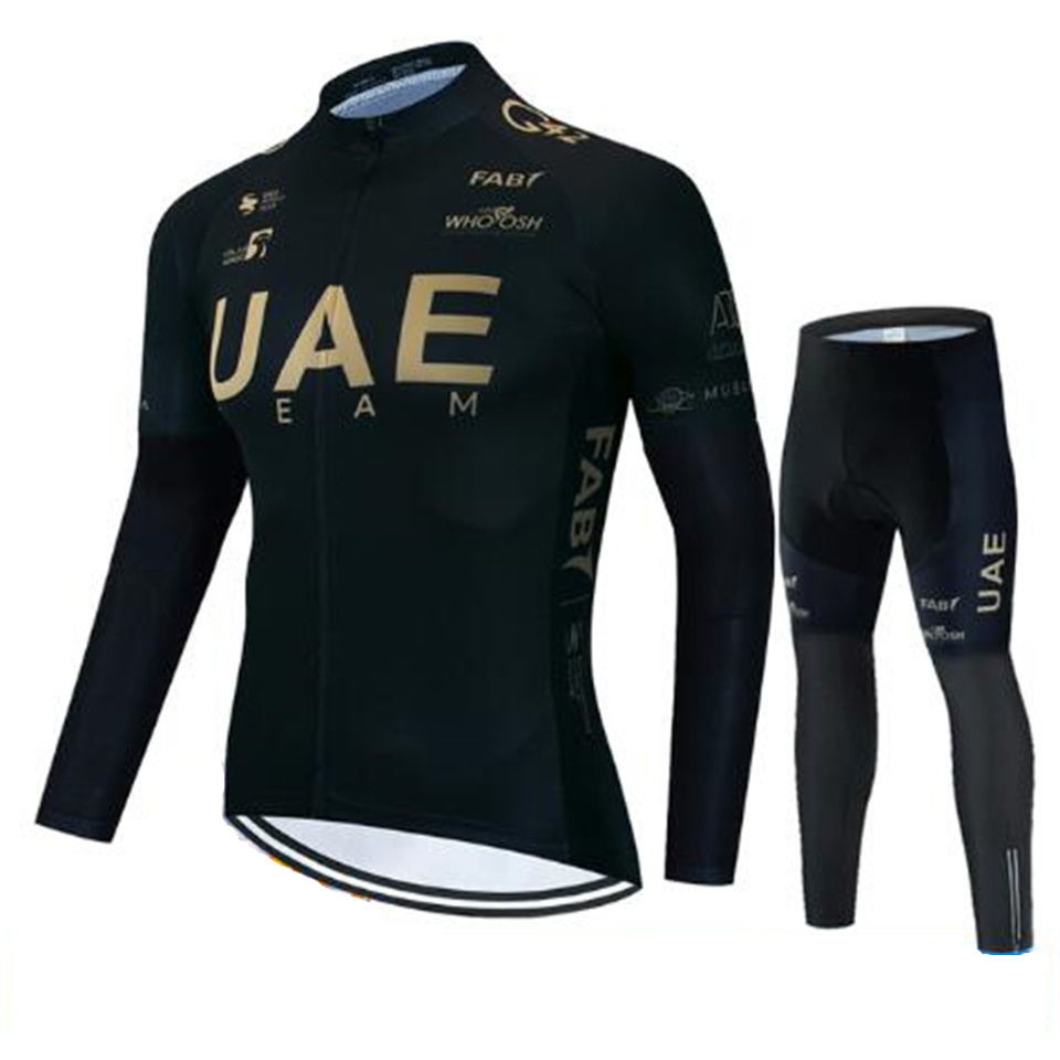 Uae 팀 가을 사이클링 저지 세트 자전거 스포츠웨어  - Cycling Gear Uae 리뷰 및 가격