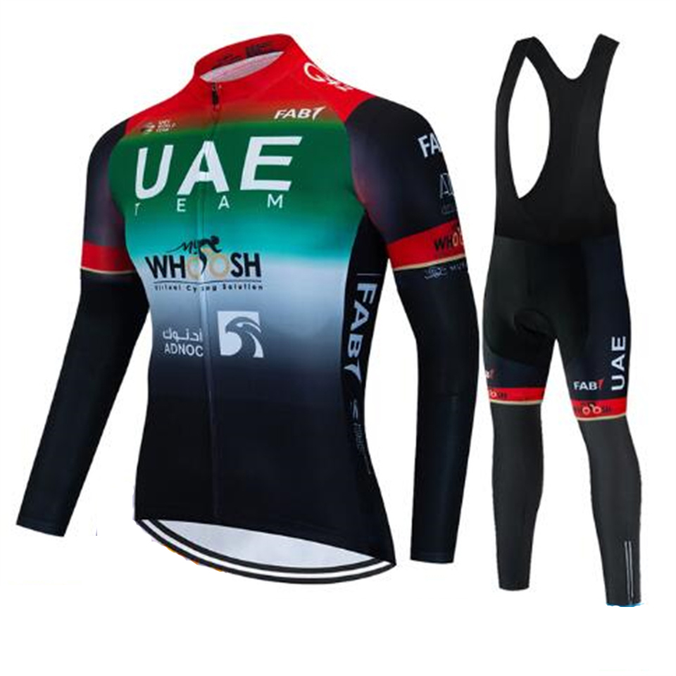 Uae 팀 가을 사이클링 저지 세트 자전거 스포츠웨어  - Cycling Gear Uae 리뷰 및 가격