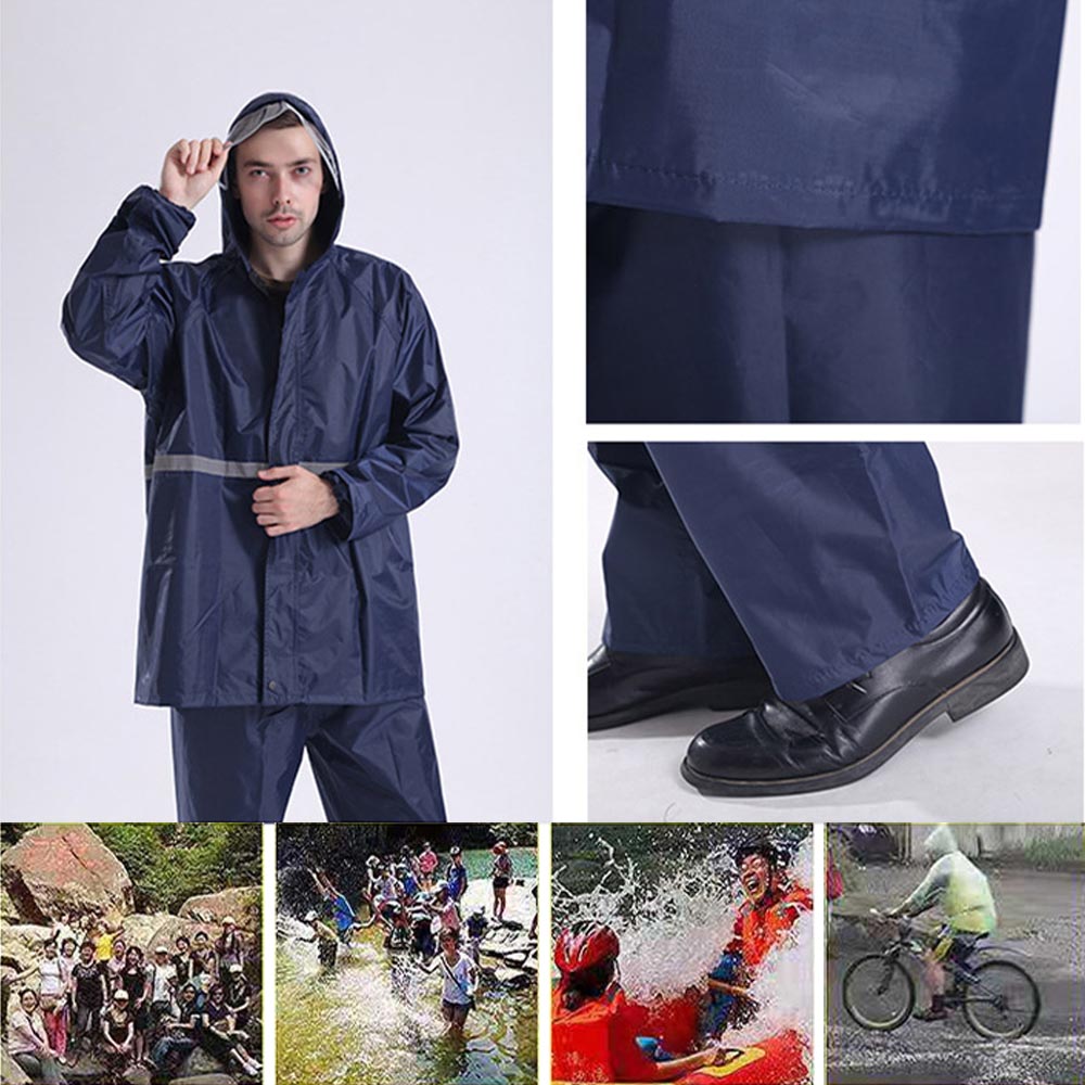 여성과 남성을위한 방수 사이클링 반사 비옷 정장 후드  - Cycling Gear Women Sale 리뷰 및 가격