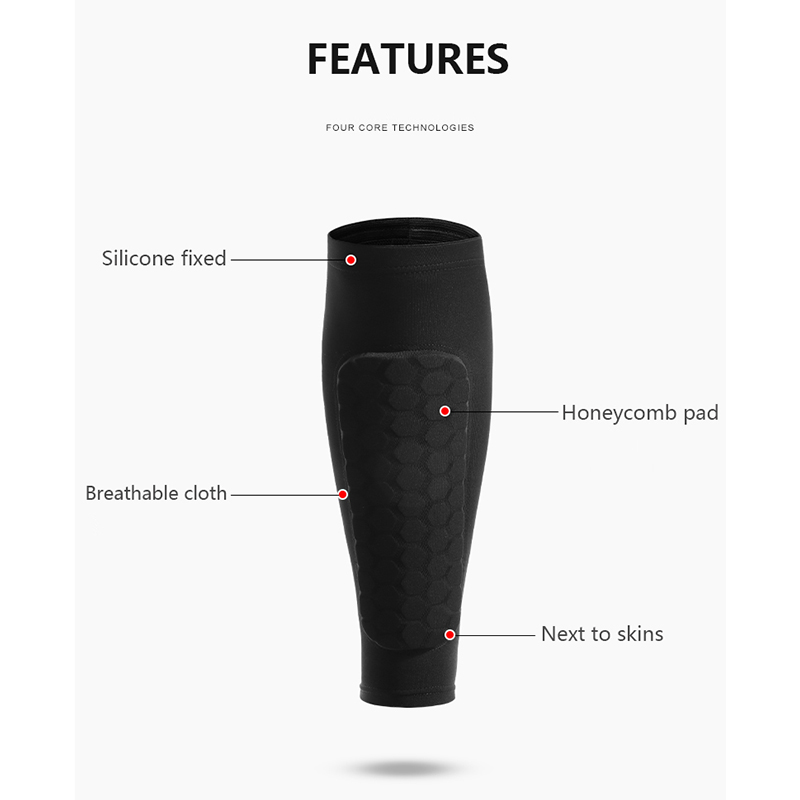 1 PC 다리 슬리브 신 가드 충격 방지 벌집 나일론  - Cycling Gear Pants 리뷰 및 가격