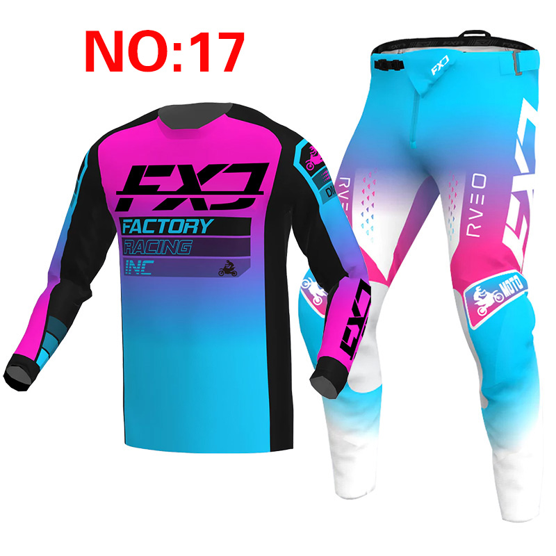 새로운 2025 FXJ 핑크 엔듀로 모토크로스 기어 세 - Cycling Gear Pants 리뷰 및 가격