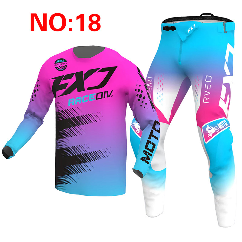 새로운 2025 FXJ 핑크 엔듀로 모토크로스 기어 세 - Cycling Gear Pants 리뷰 및 가격