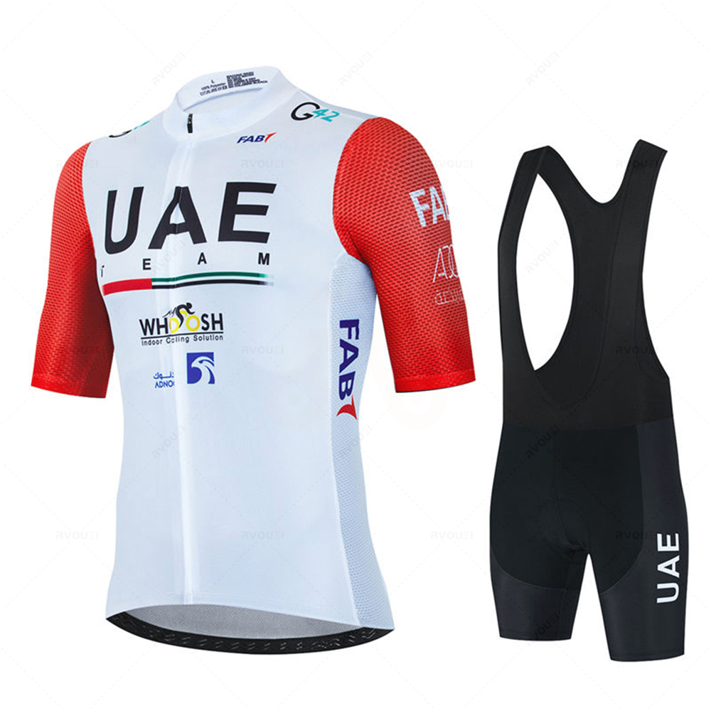 UAE 팀 남성용 사이클링 의류 유니폼 세트 통기성 자 - Cycling Gear Uae 리뷰 및 가격
