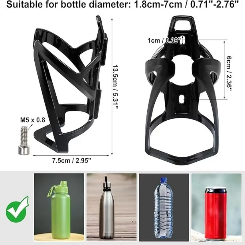 1 세트 유니버설 블랙 플라스틱 초경량 자전거 물병 케 - Cycling Gear Gifts 리뷰 및 가격