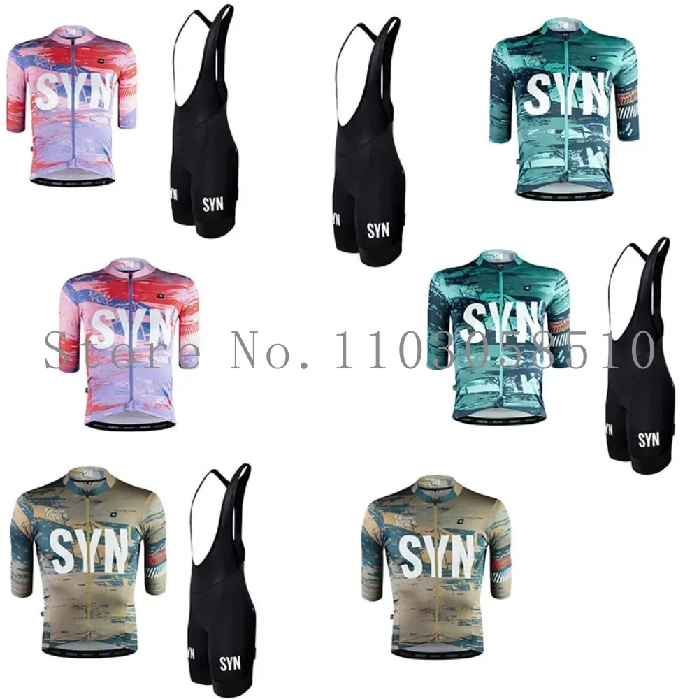 SYN 저지 남성용 빕 스폰지 쿠션 사이클링 슈트 세트 - Cycling Gear Leaderboard 리뷰 및 가격