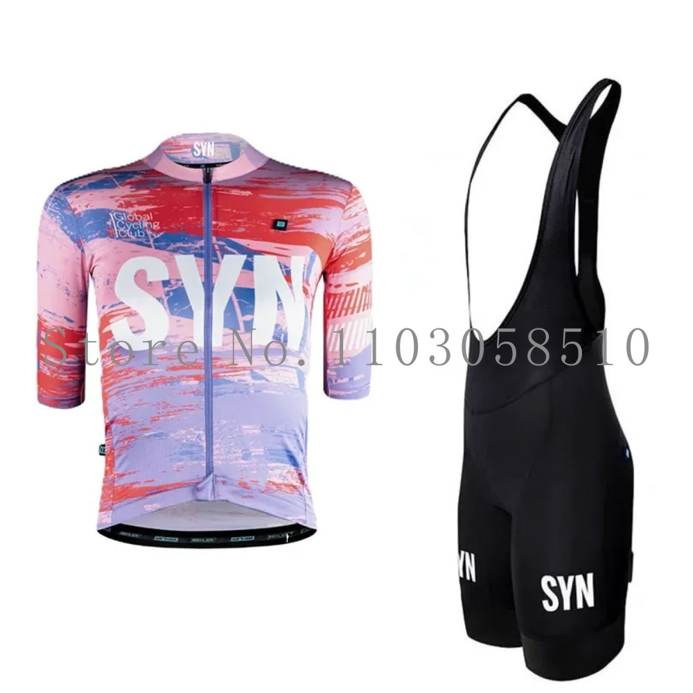 SYN 저지 남성용 빕 스폰지 쿠션 사이클링 슈트 세트 - Cycling Gear Leaderboard 리뷰 및 가격